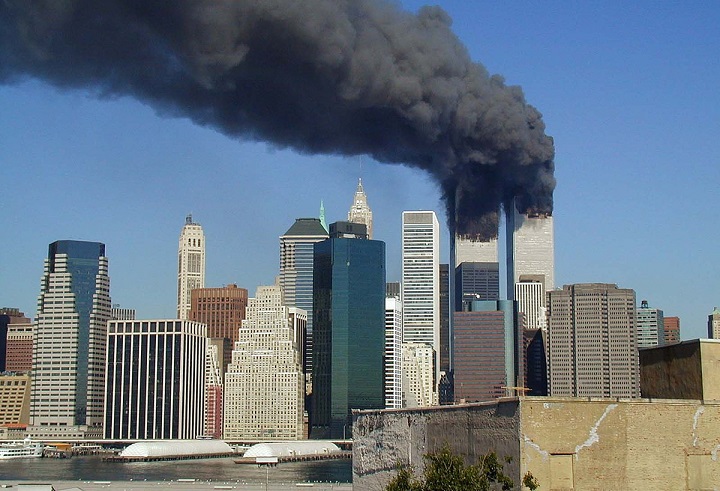 ニューヨークのグラウンド・ゼロと同時多発テロ事件